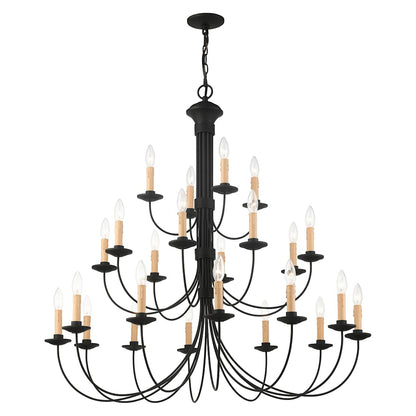 Heritage 24 Light 3 Tier Chandelier
