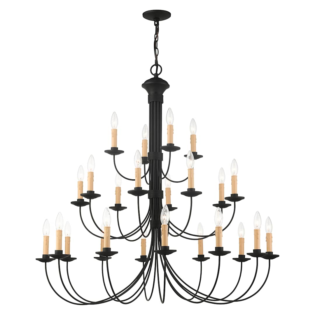Heritage 24 Light 3 Tier Chandelier
