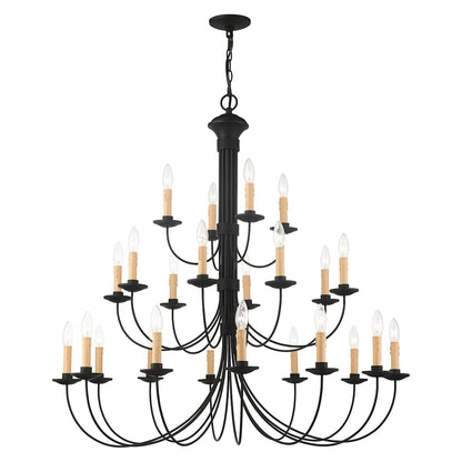 Heritage 24 Light 3 Tier Chandelier