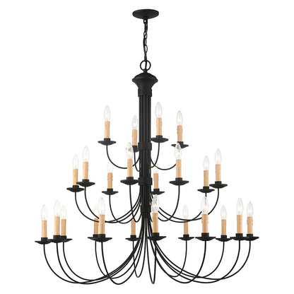 Heritage 24 Light 3 Tier Chandelier