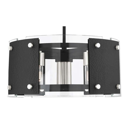 Barcelona 7 Light 8" Wide Drum Chandelier