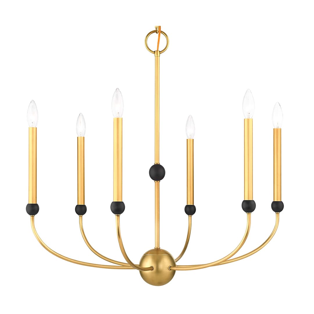 Cortlandt 6 Light 28" Wide Candle Style Chandelier