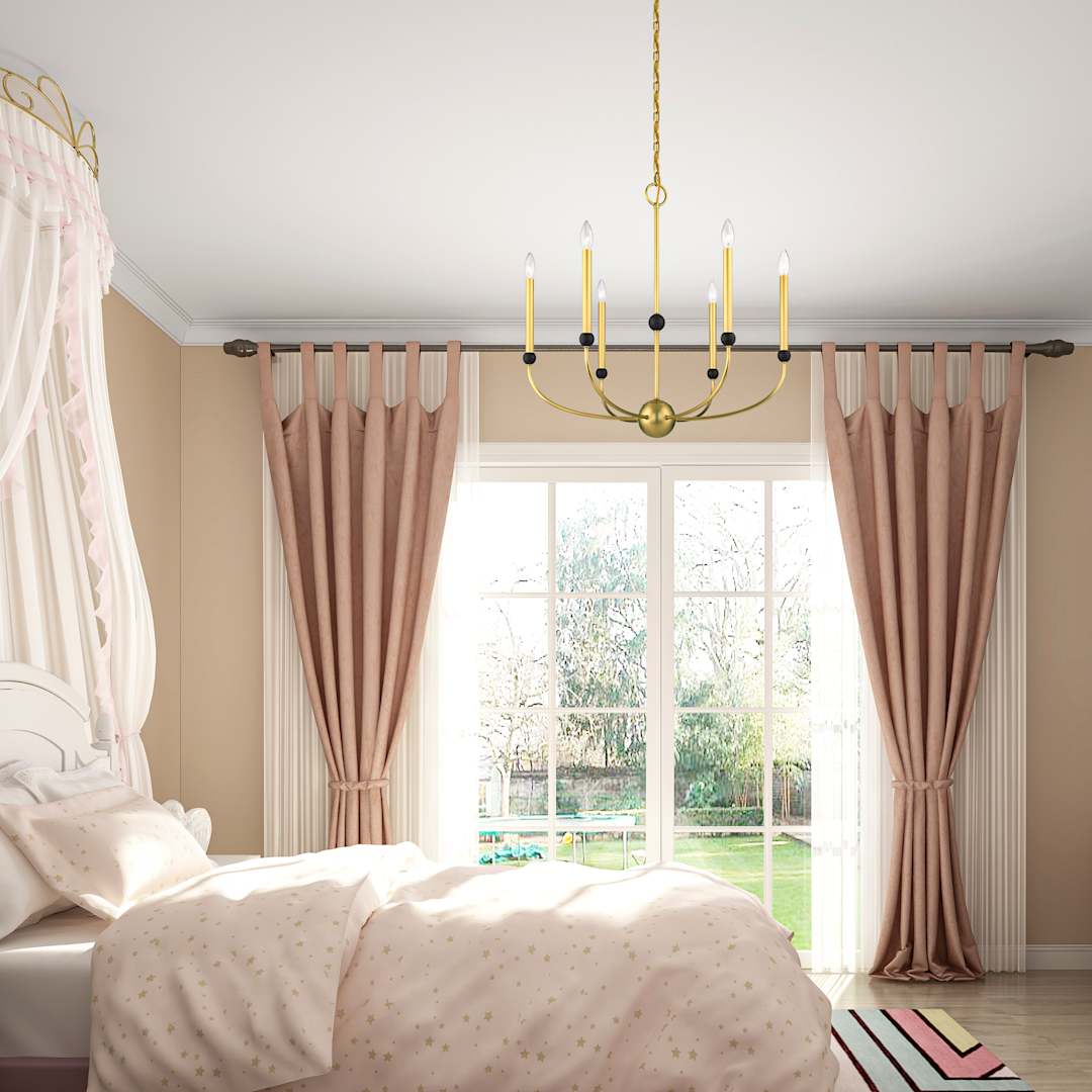 Cortlandt 6 Light 28" Wide Candle Style Chandelier