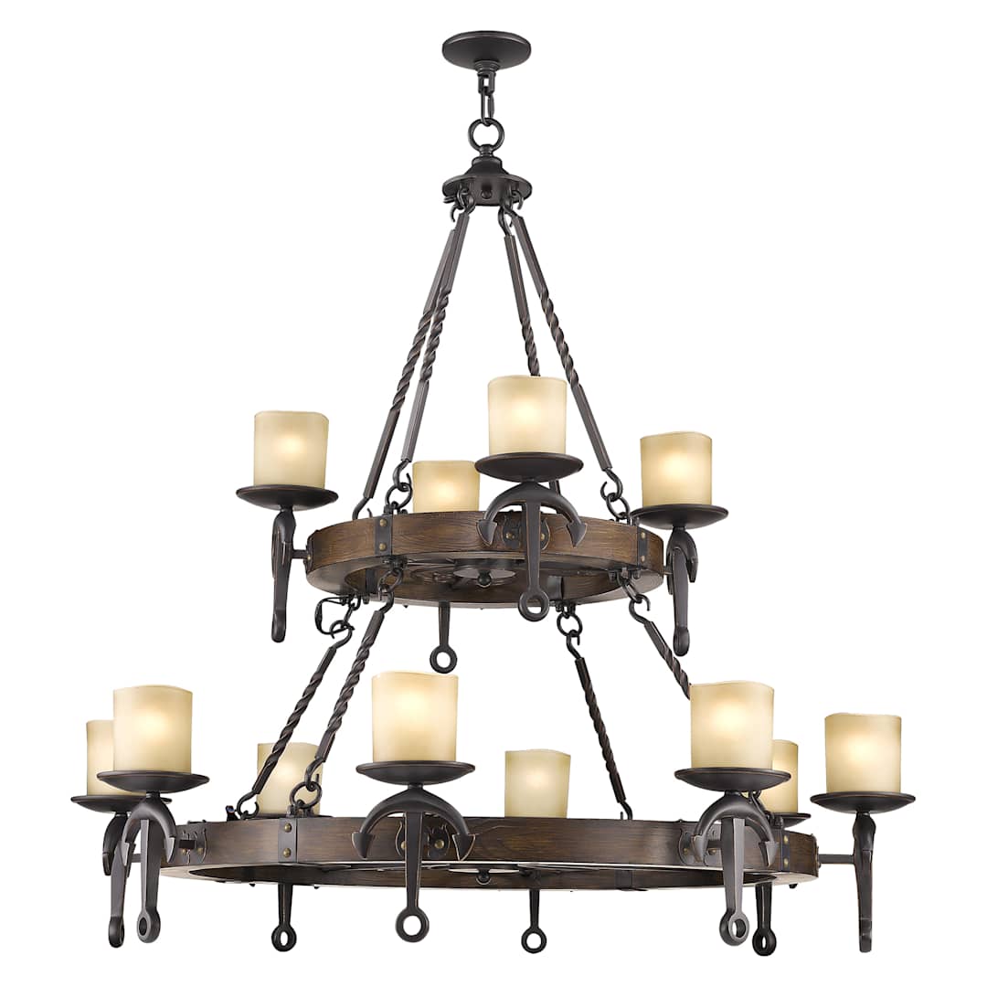 Cape May 12 Light 2 Tier Chandelier