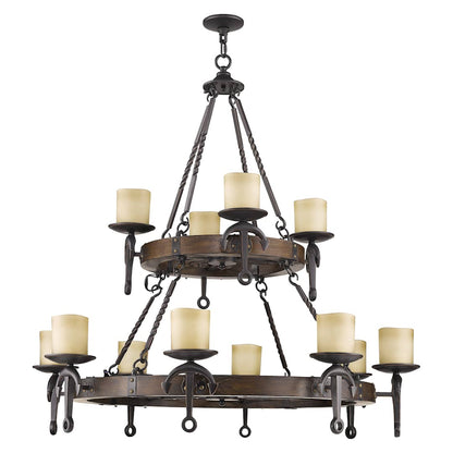 Cape May 12 Light 2 Tier Chandelier