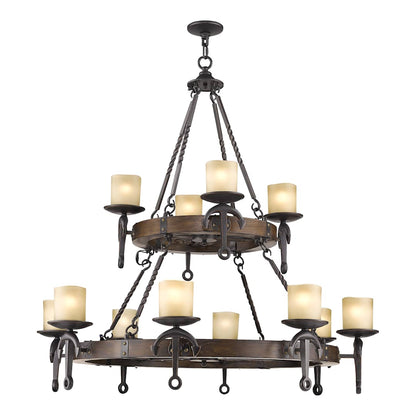 Cape May 12 Light 2 Tier Chandelier
