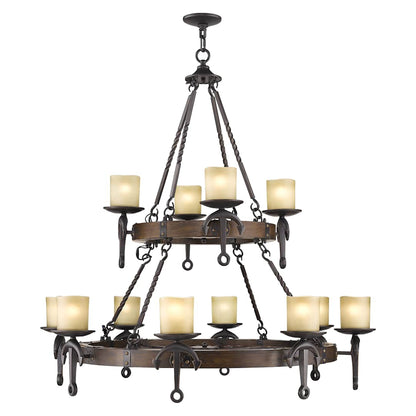 Cape May 12 Light 2 Tier Chandelier