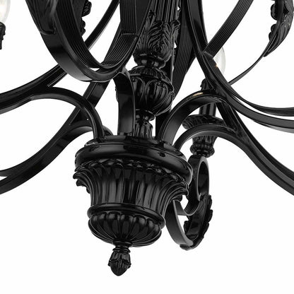 Valencia 6 Light 35" Wide Taper Candle Style Chandelier