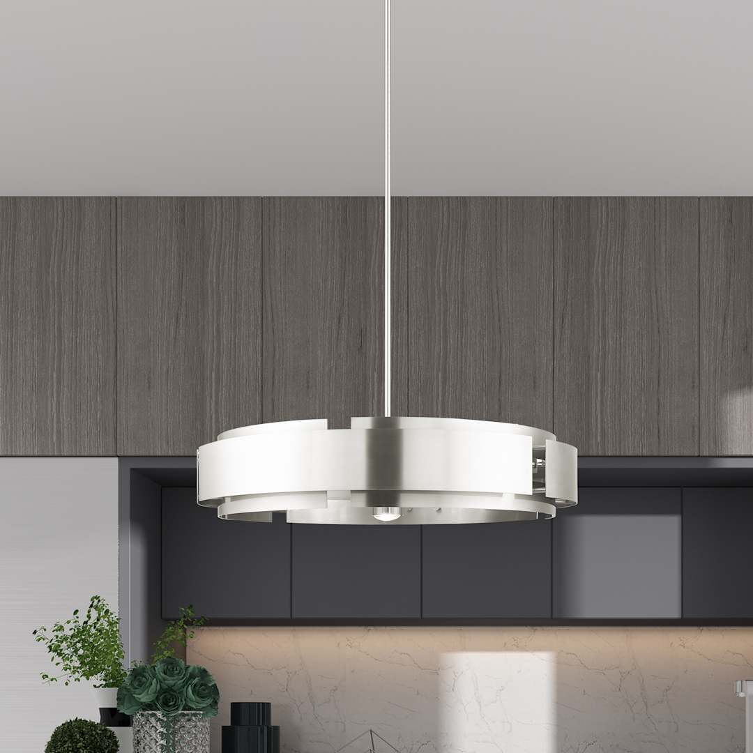 Varick 7 Light 34" Wide Drum Chandelier