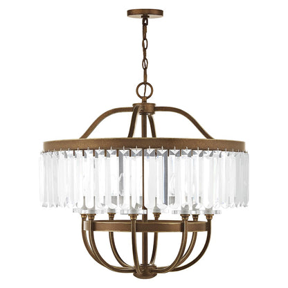 Ashton 8 Light 1 Tier Crystal Chandelier