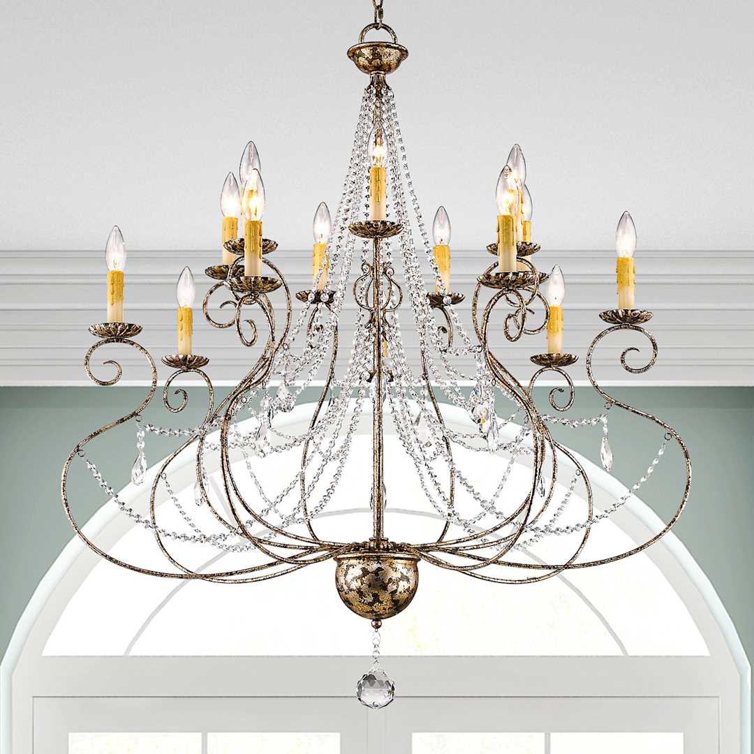 Isabella 14 Light 2 Tier Chandelier