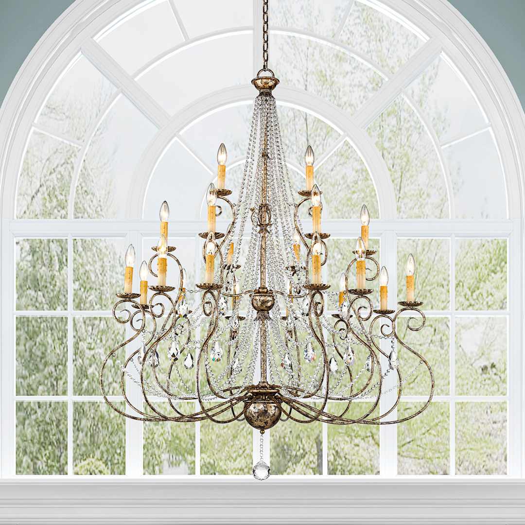 Isabella 21 Light 3 Tier Chandelier