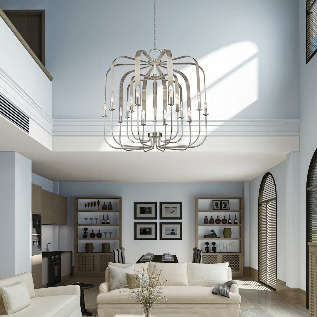 Addison 15 Light 42" Wide Taper Candle Chandelier