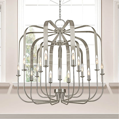 Addison 15 Light 42" Wide Taper Candle Chandelier
