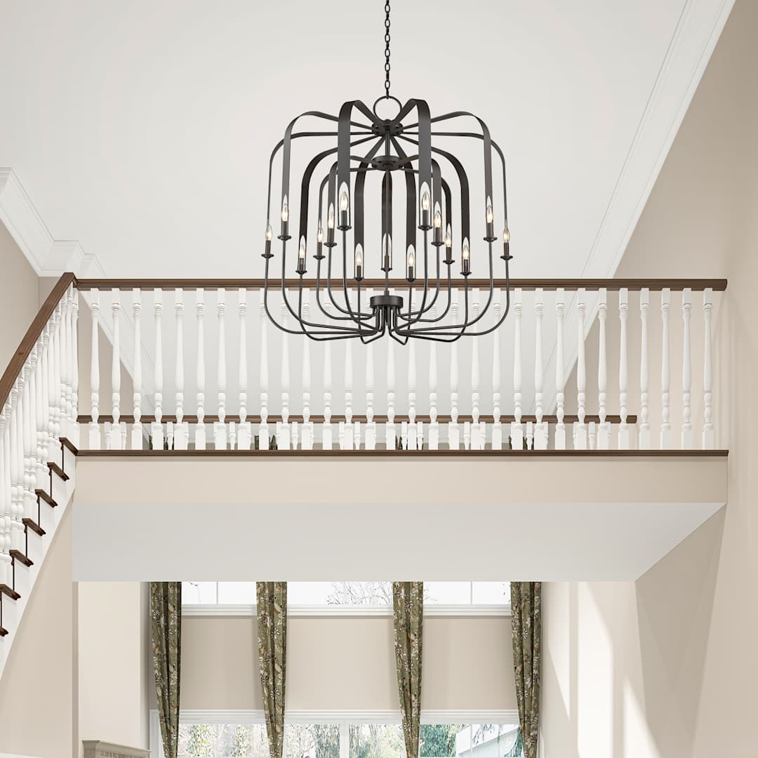 Addison 15 Light 42" Wide Taper Candle Chandelier