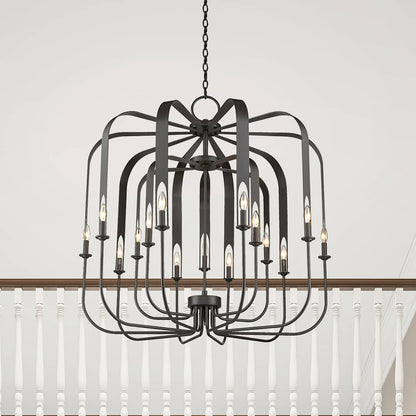 Addison 15 Light 42" Wide Taper Candle Chandelier