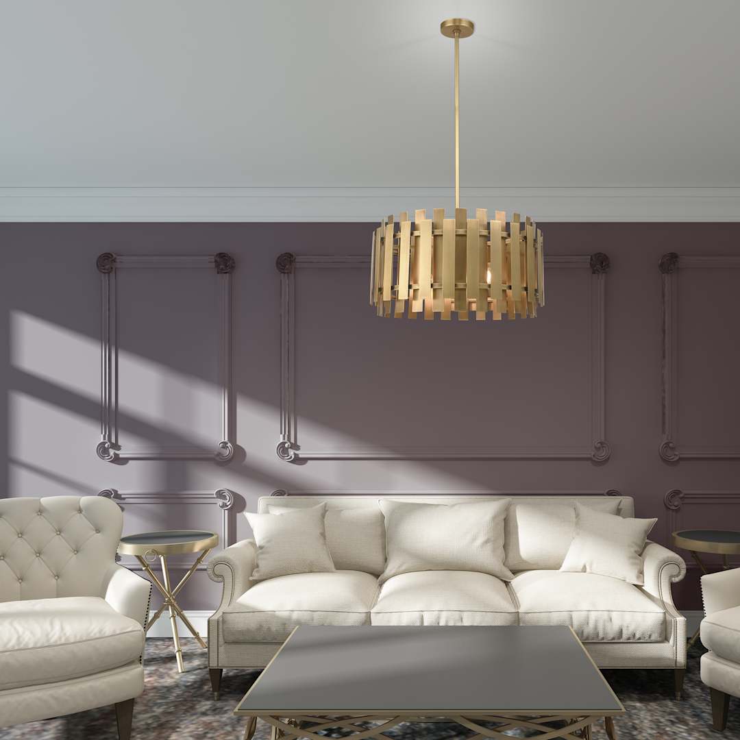 Greenwich 6 Light 24" Wide Drum Chandelier