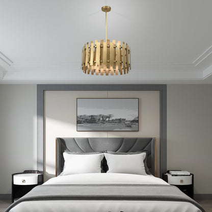 Greenwich 6 Light 24" Wide Drum Chandelier