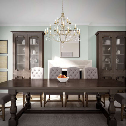 Chesterfield 12 Light 3 Tier Chandelier with Crystal Accents