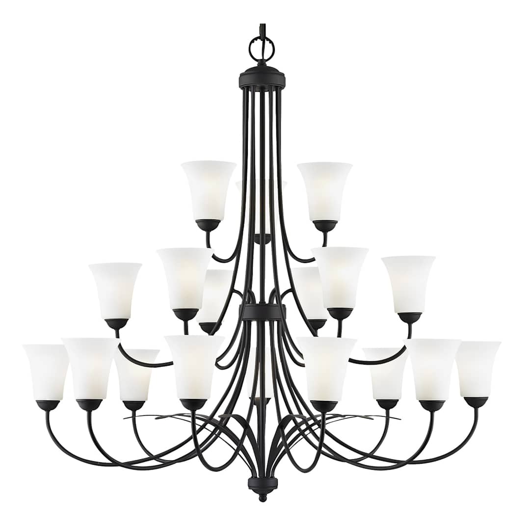 Ridgedale Up Lighting 3 Tier Chandelier with 18 Lights