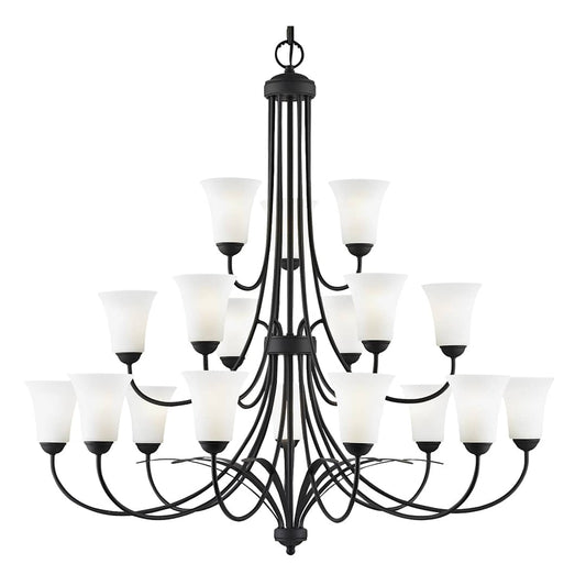 Ridgedale Up Lighting 3 Tier Chandelier with 18 Lights