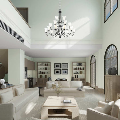 Ridgedale Up Lighting 3 Tier Chandelier with 18 Lights