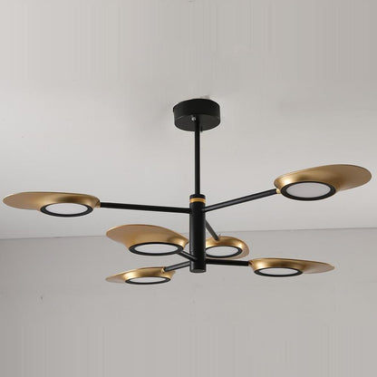 Modern Creative Adjustable Chandelier Light Metal Living Room Ceiling Lights