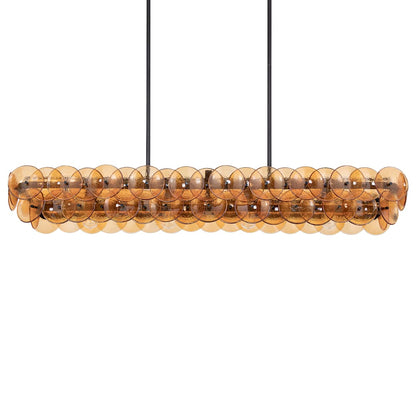 Loren 4 Light 54" Wide Linear Pendant