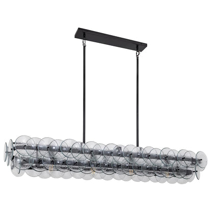 Loren 4 Light 54" Wide Linear Pendant