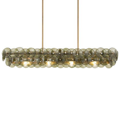 Loren 4 Light 54" Wide Linear Pendant