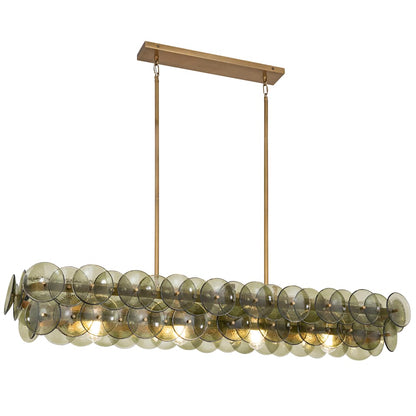 Loren 4 Light 54" Wide Linear Pendant