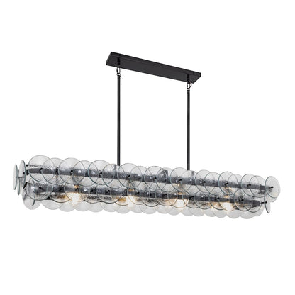 Loren 4 Light 54" Wide Linear Pendant