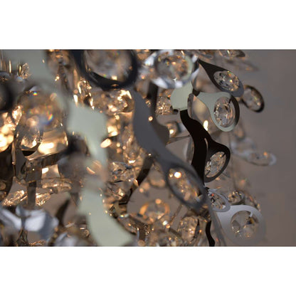 Comet 13 Light 35" Pendant with Crystal Accents