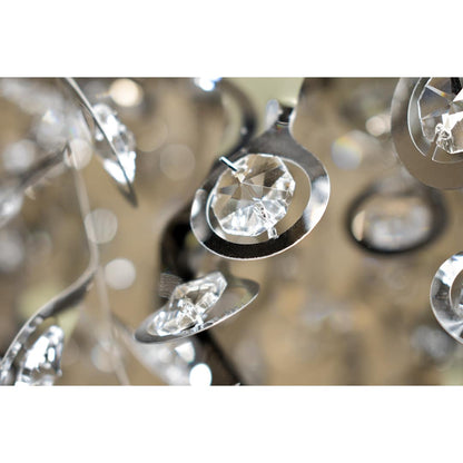 Comet 13 Light 35" Pendant with Crystal Accents