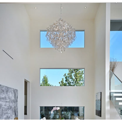 Comet 13 Light 35" Pendant with Crystal Accents