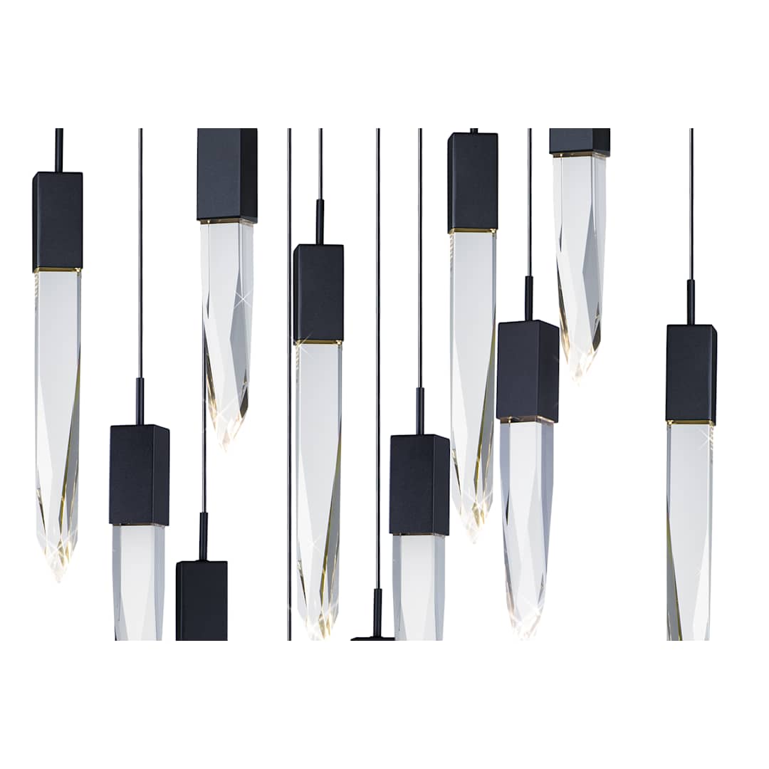 Quartz 12 Light 39" Wide LED Linear Pendant