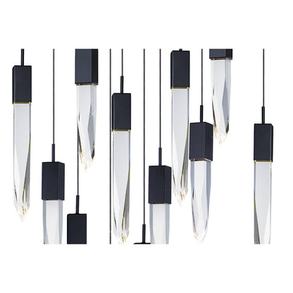 Quartz 12 Light 39" Wide LED Linear Pendant