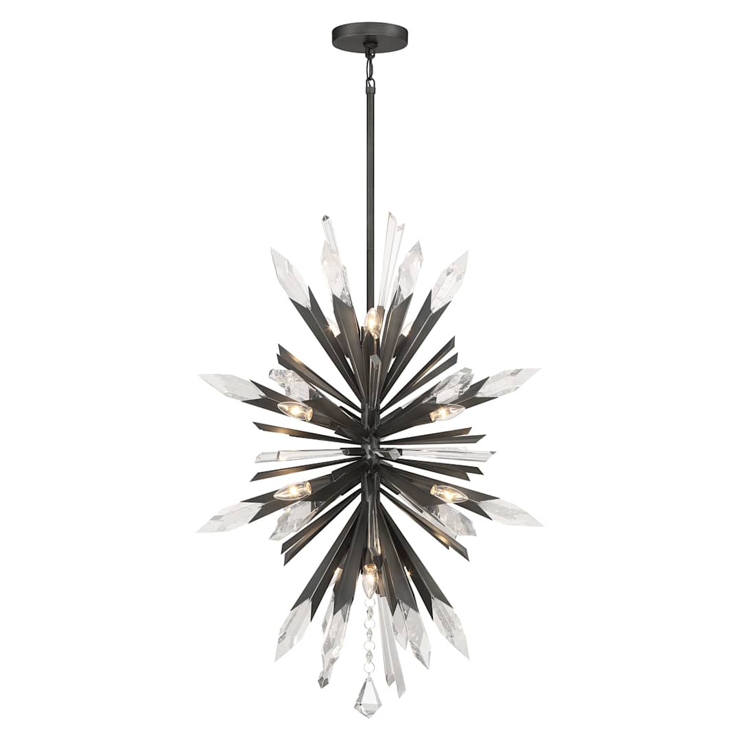 Elsa 12 Light 26" Wide Crystal Pendant