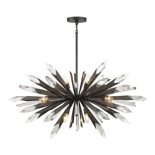 Elsa 12 Light 42" Wide Crystal Pendant