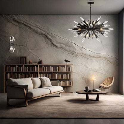 Elsa 12 Light 42" Wide Crystal Pendant