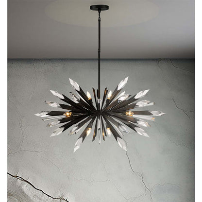 Elsa 12 Light 42" Wide Crystal Pendant