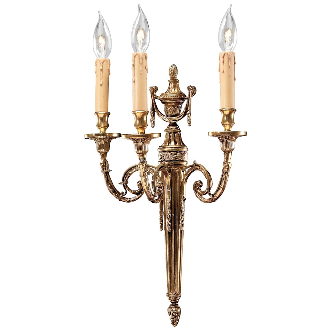 Metropolitan 3 Light 21" Tall Candle Style Wall Sconce
