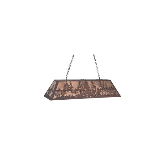 Long Tall Pines 6 Light 17" Wide Linear Pendant