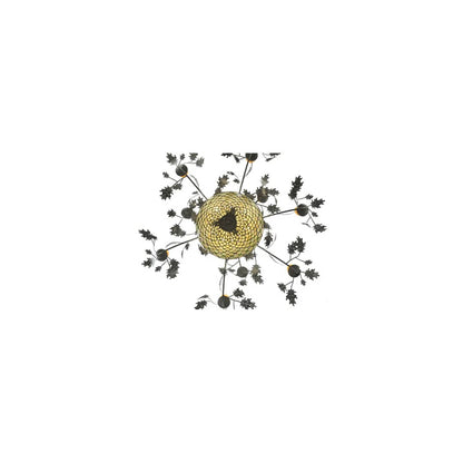 Diamond and Jewel 9 Light 63" Wide Pillar Candle Style Chandelier