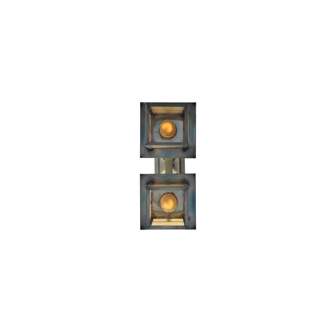 Hyde Park T Mission 2 Light 16" Wide Semi-Flush Linear Ceiling Fixture