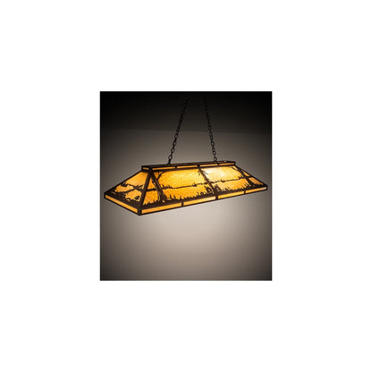 Quiet Pond 9 Light 18" Wide Linear Pendant