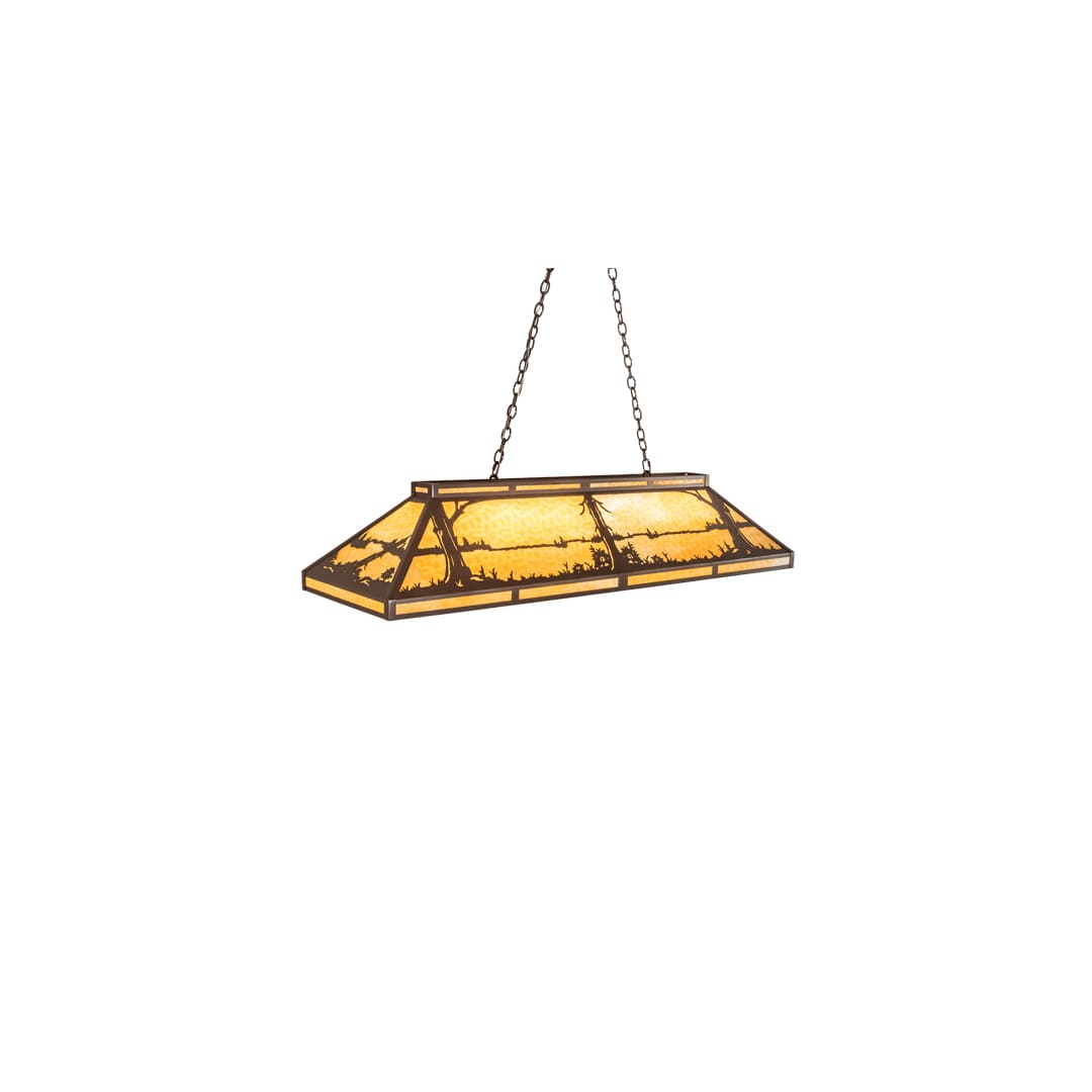 Quiet Pond 9 Light 18" Wide Linear Pendant