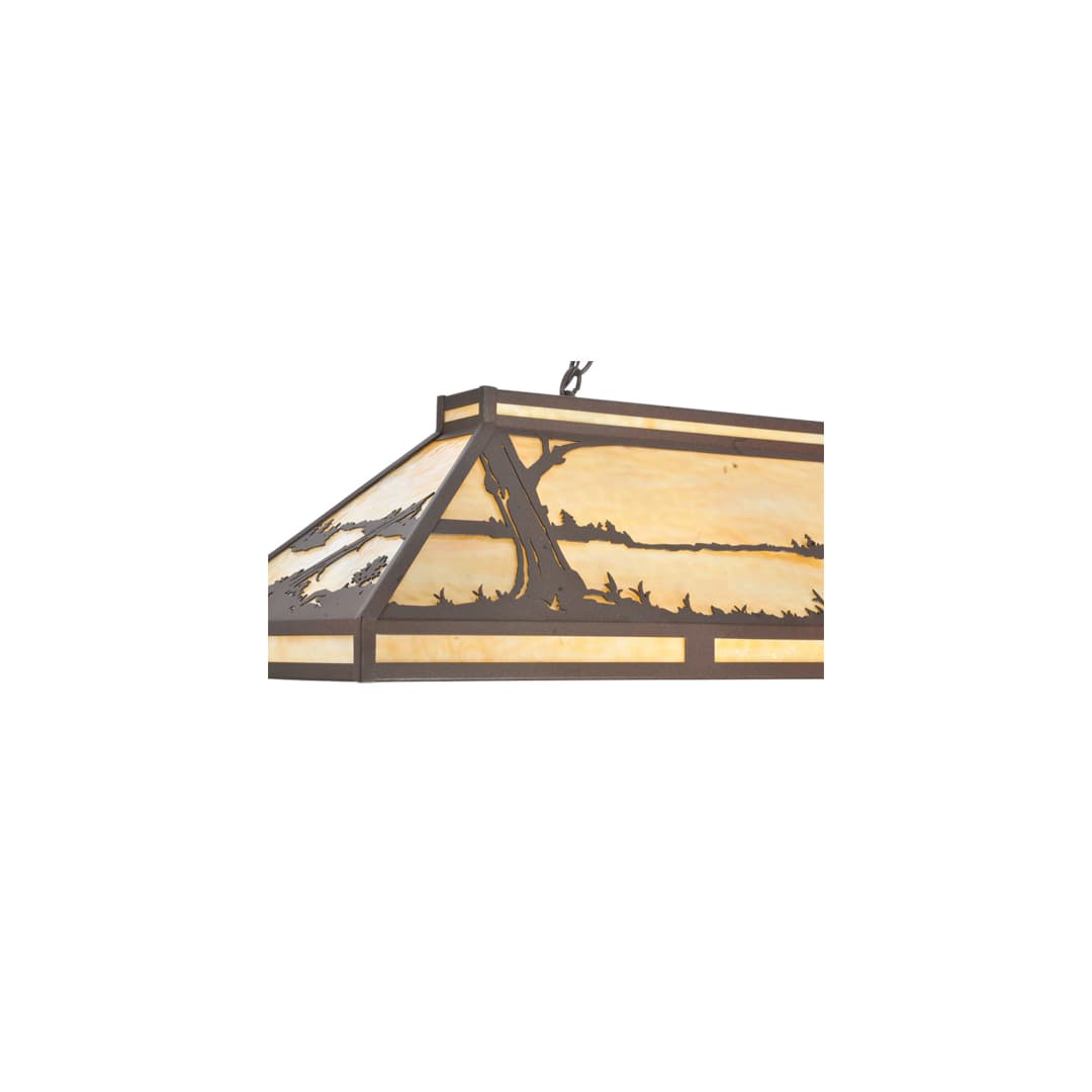 Quiet Pond 9 Light 18" Wide Linear Pendant