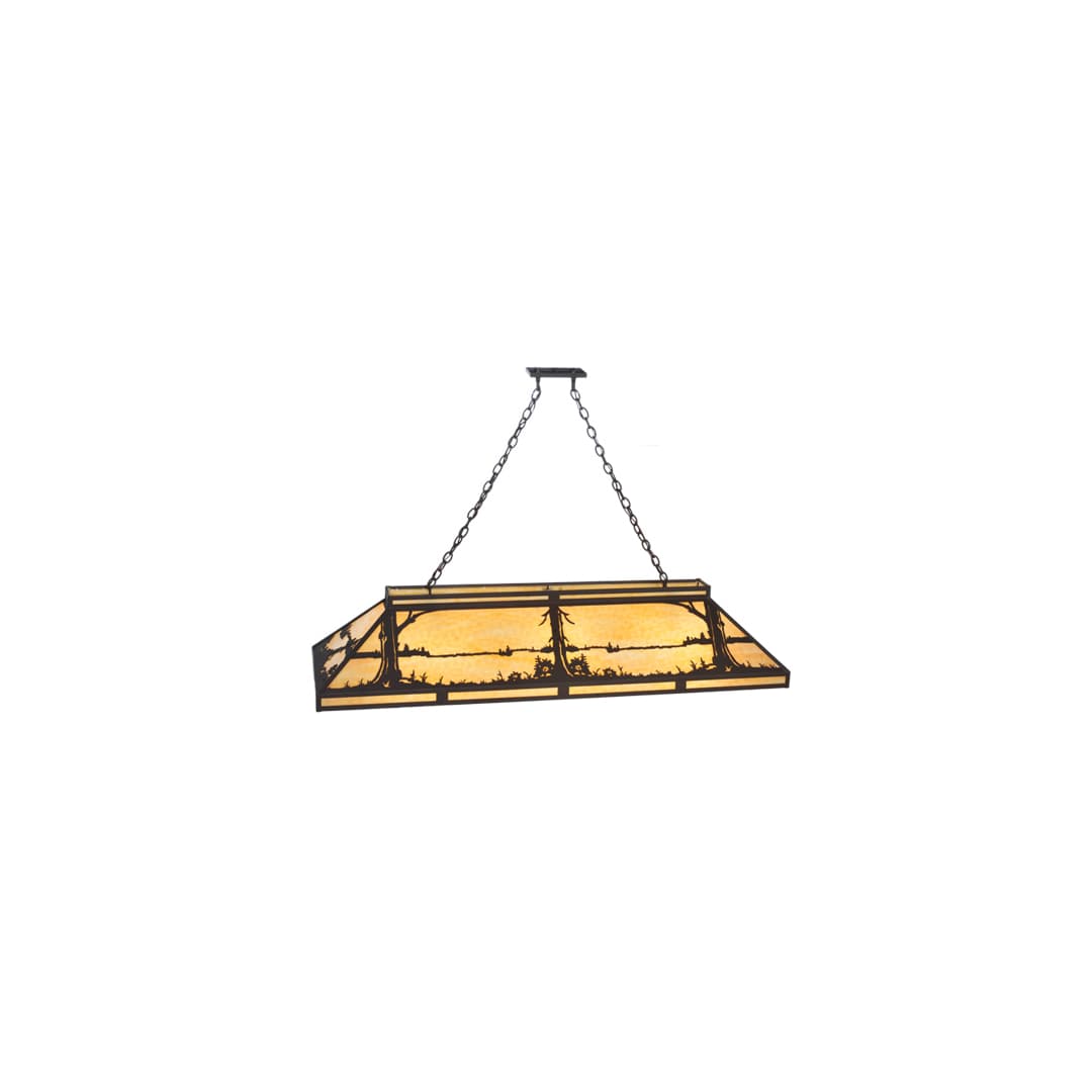 Quiet Pond 9 Light 18" Wide Linear Pendant