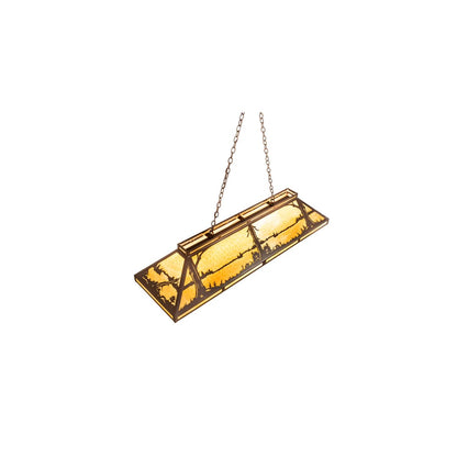 Quiet Pond 9 Light 18" Wide Linear Pendant
